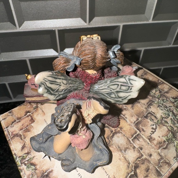 Boyds Bears Wee Folkstone Collection Estudious " Cram" Faeriebaum  4E/4590 - Picture 4 of 7